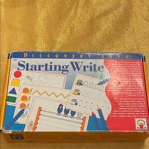 Discovery Starting Write Set - Blue, Yellow, and Red